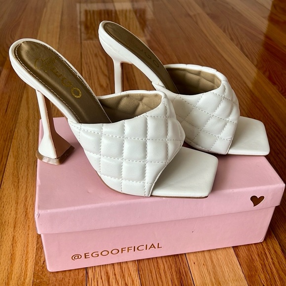 EGO Shoes - Ego by stassi white Heels size 6